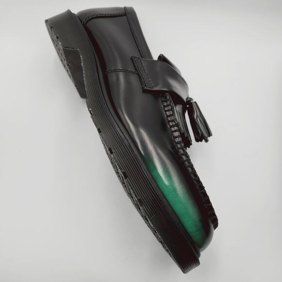 Mens Size 12 Dr. Martens Loafers Adrian Tassel Arcadia Rub Off Leather 14573001 main image 4
